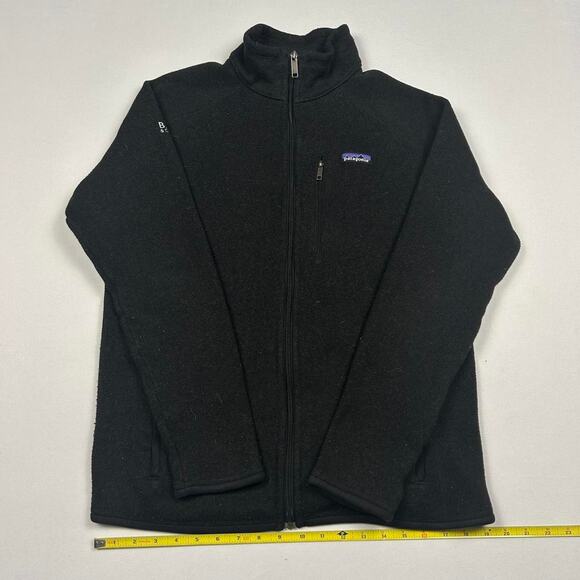 Patagonia Black Fleece Zip Up Jacket - Picture 7 of 7